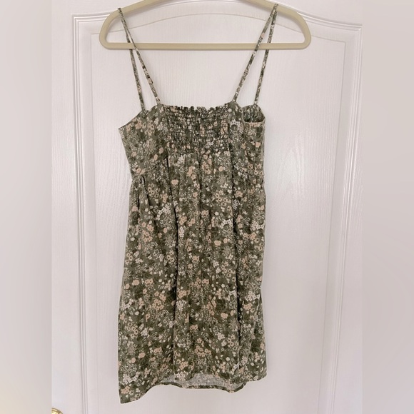 Green Reformation Martin Linen Dress, Size 4 - Picture 5 of 7